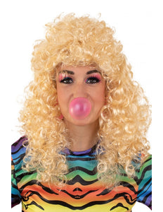 PartyXplosion Pruik Lola lang krullend blond