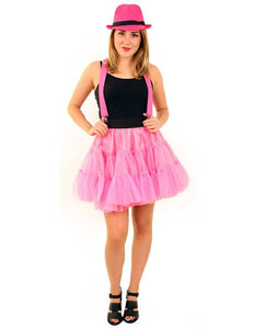PartyXplosion Roze petticoat 3 laags
