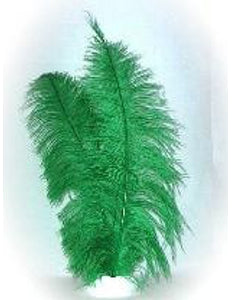 PartyXplosion Spadonis veer groen ± 50cm per stuk