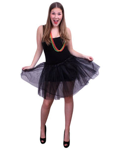 PartyXplosion Tule rokje Hannah zwart dames