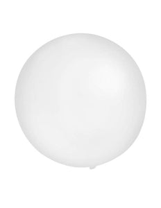 PartyXplosion Witte ballon Ø 60 cm