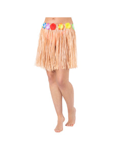 Wicked Costumes Hawaii rokje naturel 40cm