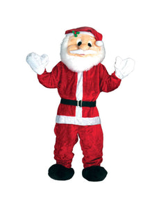 Wicked Costumes Kerstman pak de luxe mascotte