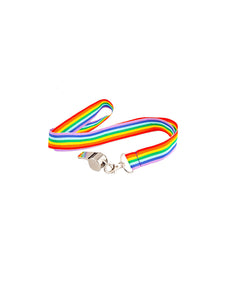 Wicked Costumes Regenboogkoord met fluitje