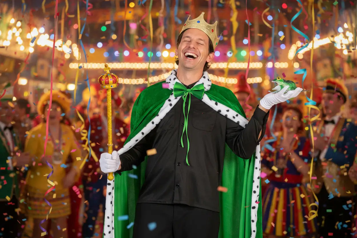 Lach en dans als Koning Toto: dé groene eyecatcher voor carnaval