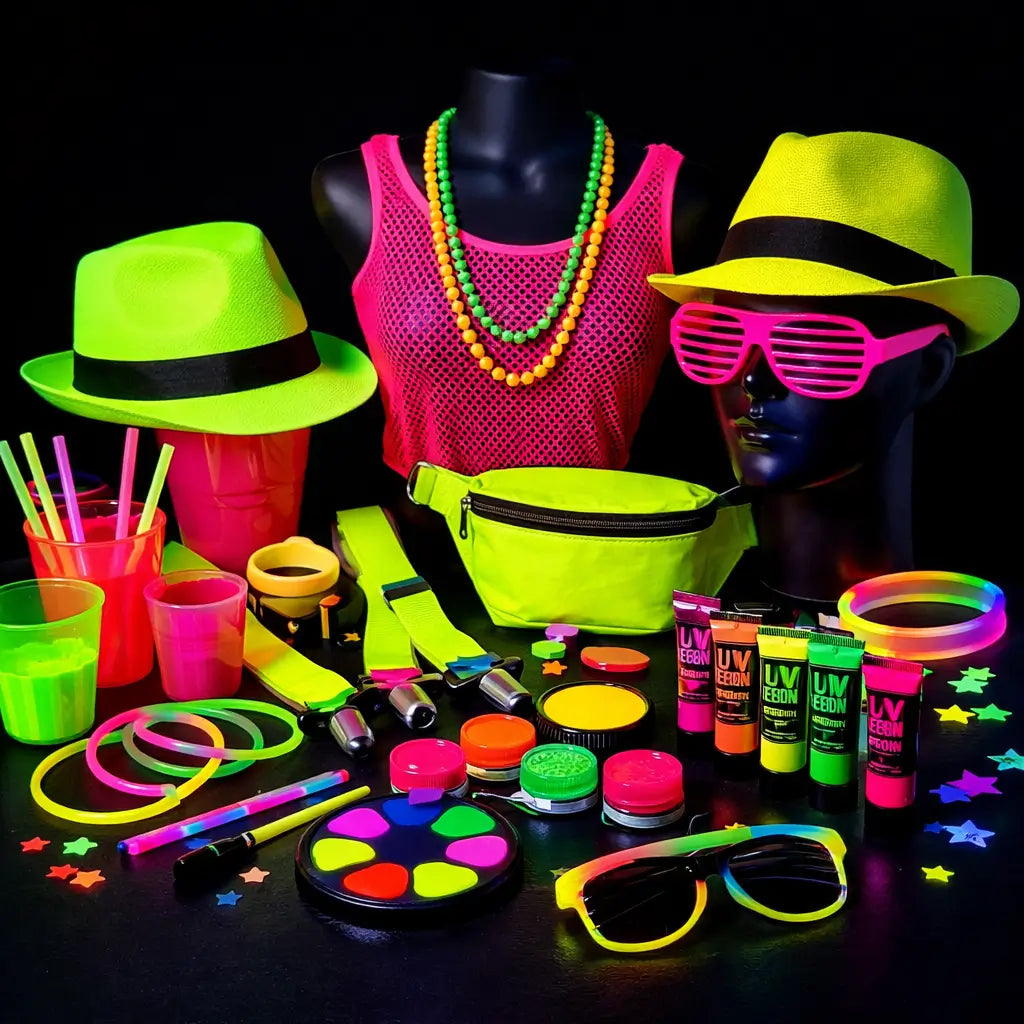 Neon kleding: opvallende outfits voor dames, heren en kinderen