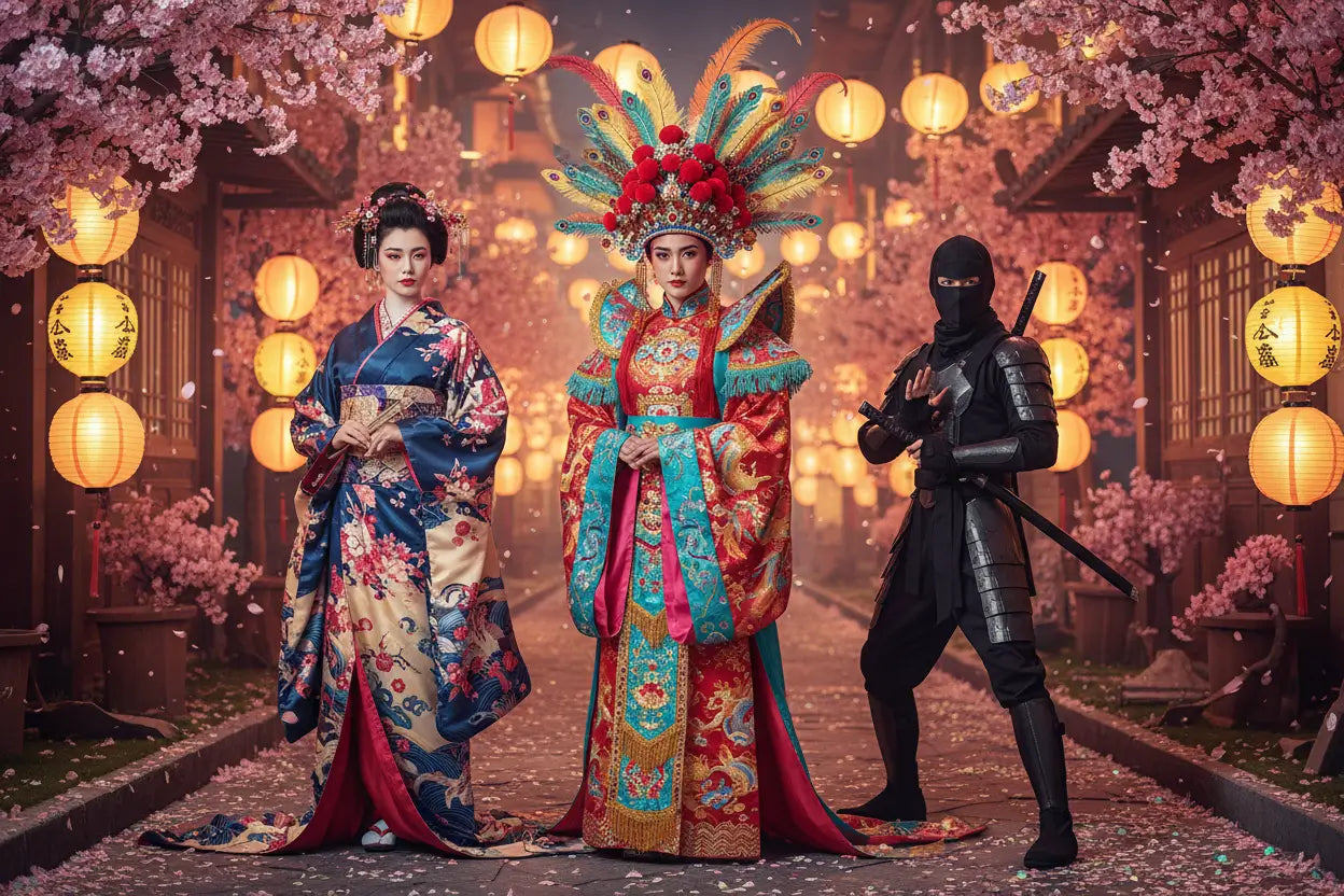 Ontdek de magie van Aziatische en Oosterse feestkleding