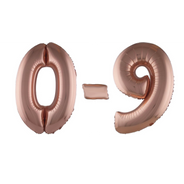 Rose gold numbers