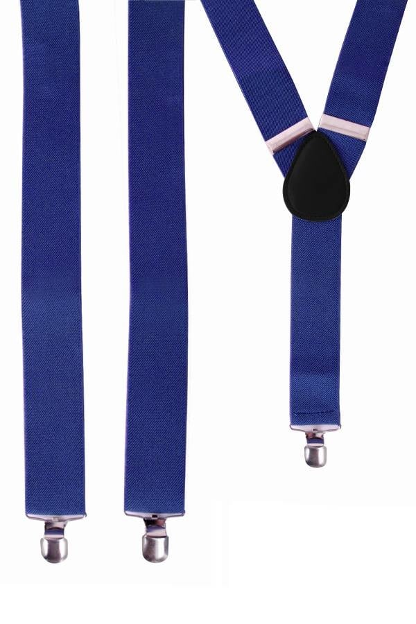Blue suspenders