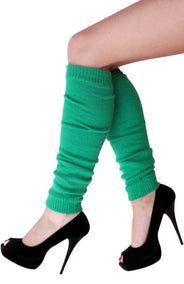 Green leg warmers