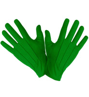 Green gloves