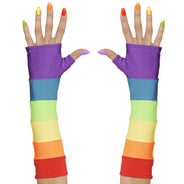 Rainbow gloves