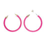 Pink earrings