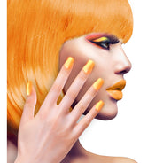 Orange nails