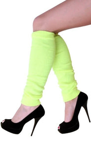 Neon leg warmers