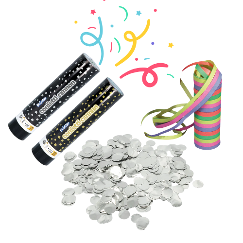 Confetti, Streamers & Shooters