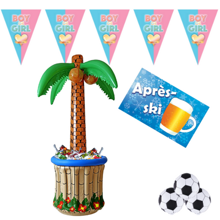 Feestversiering op thema