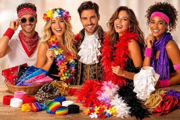 Bandanas, boas & wristbands