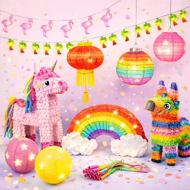 Lampion, Pinata & Verlichting