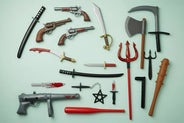 Guns, weapons &amp; swords