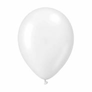 White balloons