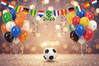 WK 2026 voetbal versiering