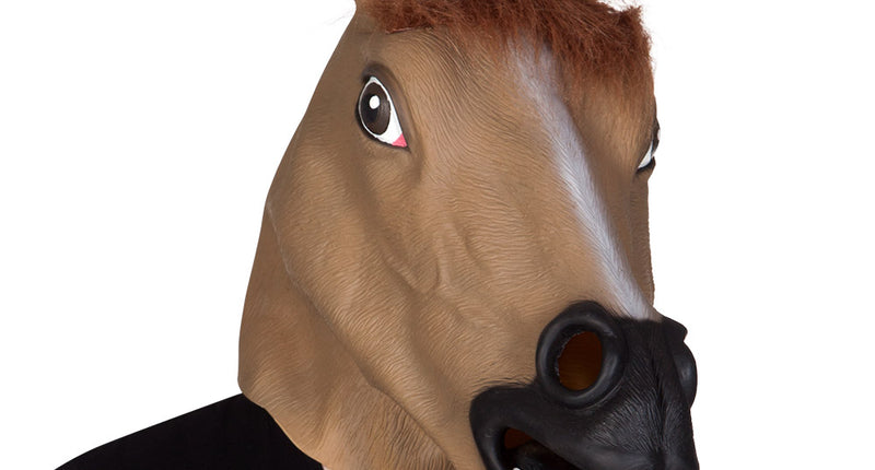 Latex hoofdmasker Paard