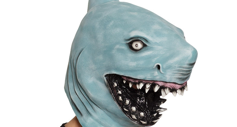 Latex hoofdmasker Haai
