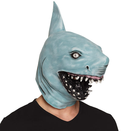 Latex hoofdmasker Haai