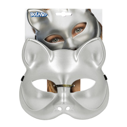 Halfmasker Kitty zilver — foto 5