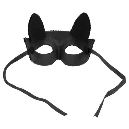 Halfmasker Charming cat Zwart — foto 3