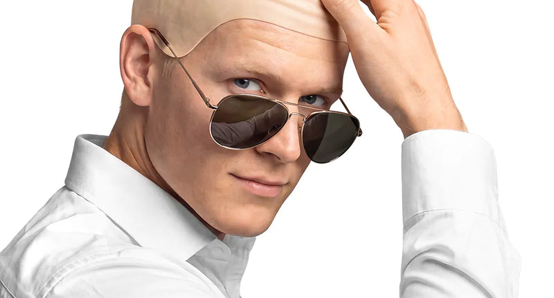 Latex skull Bald head