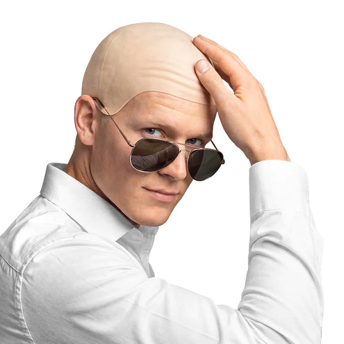 Latex skull Bald head