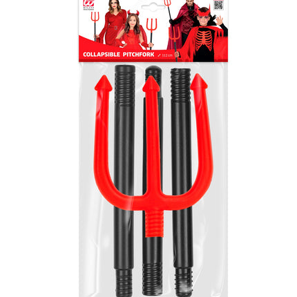Inklapbare drietand zijaanzicht – accessoires