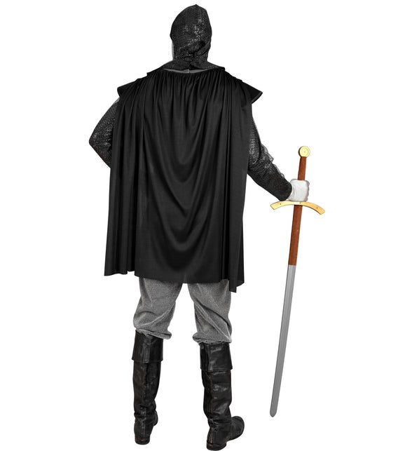 Ridder kostuum John heren - middeleeuwen verkleedkleding ridder met cape