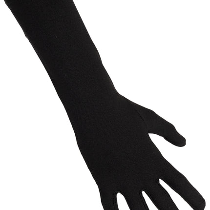 Handschoenen nylon lang zwart volwassenen — foto 17