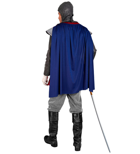 Ridder kostuum Ricky heren - middeleeuwen verkleedkleding ridder met cape