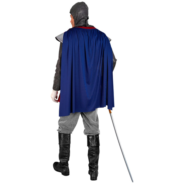 Ridder kostuum Ricky heren - middeleeuwen verkleedkleding ridder met cape