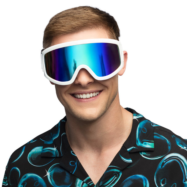 Skibril wit unisex — foto 3