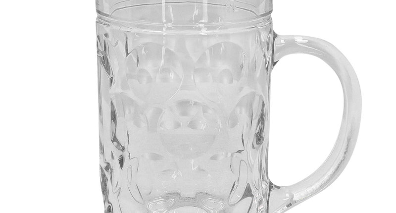 Glazen bierpul XXL 1 liter