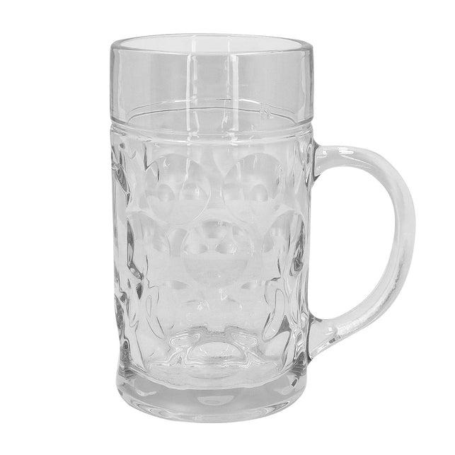 Glazen bierpul XXL 1 liter
