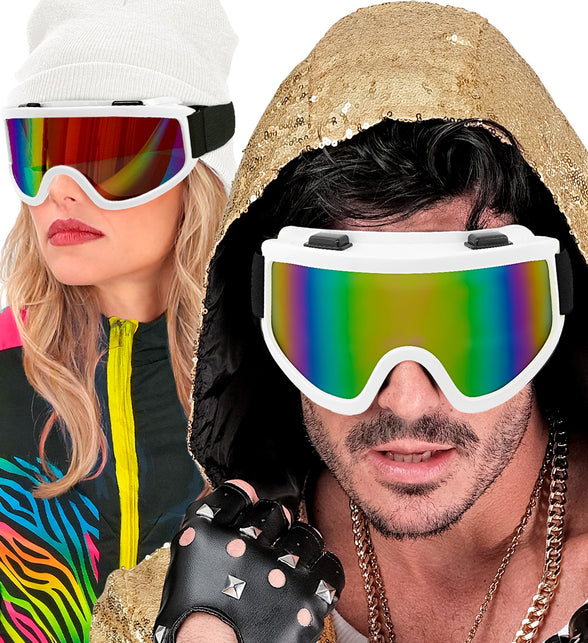 Ski-bril 80's wit Yara — foto 3