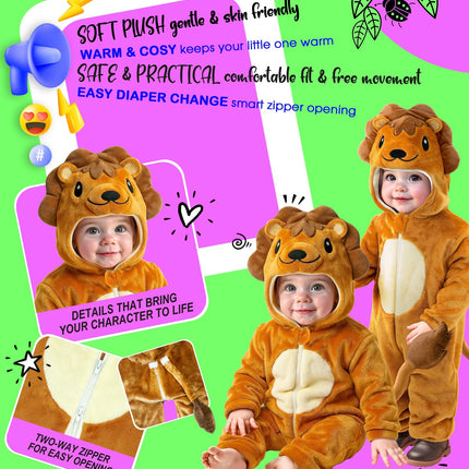 Leeuwenpak pluche fluweel Leo — foto 4