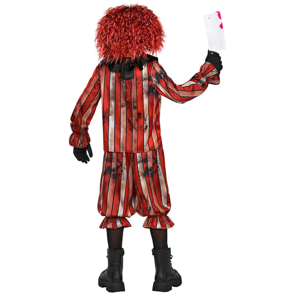 Gemene clownsjas jongens rood met plooikraag en broek — foto 4