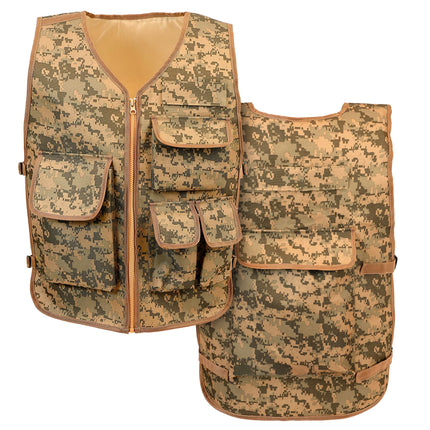 Camouflage tactisch gilet met zakken dames en heren — foto 2