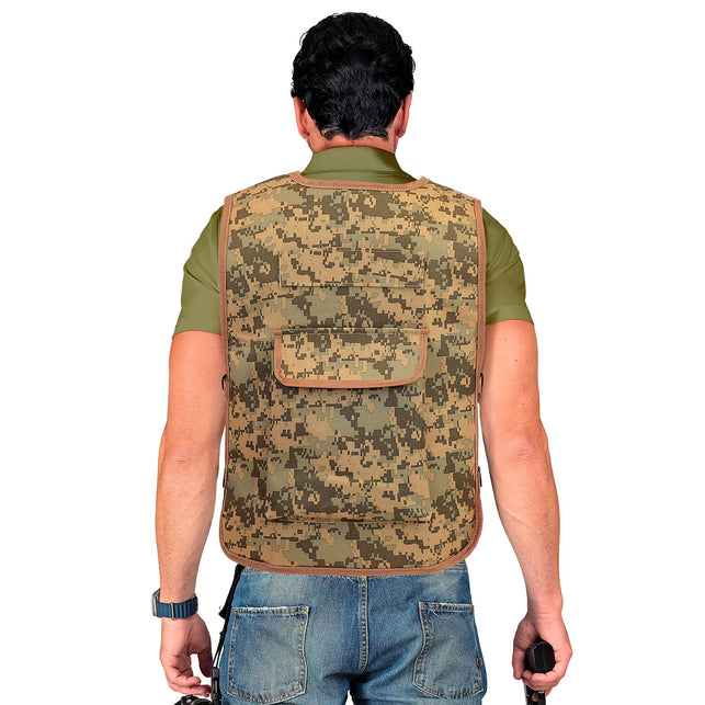 Camouflage tactisch gilet met zakken dames en heren — foto 5