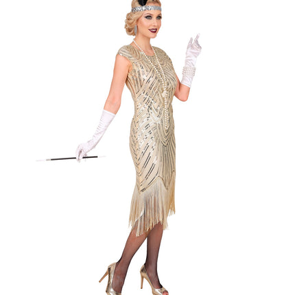 Roaring jaren 20 gatsby flapper jurk voor dames close-up – kostuums