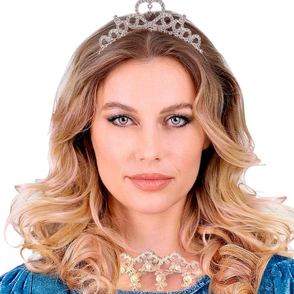 Tiara strass met hanger sfeerbeeld – accessoires
