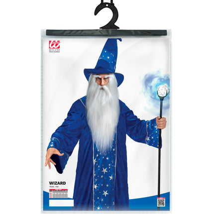 Fantasy tovenaars gewaad voor heren close-up – verkleedkleding