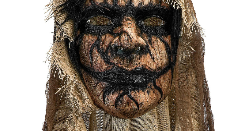 Masker met cape demonen voor heren vooraanzicht – verkleedkleding